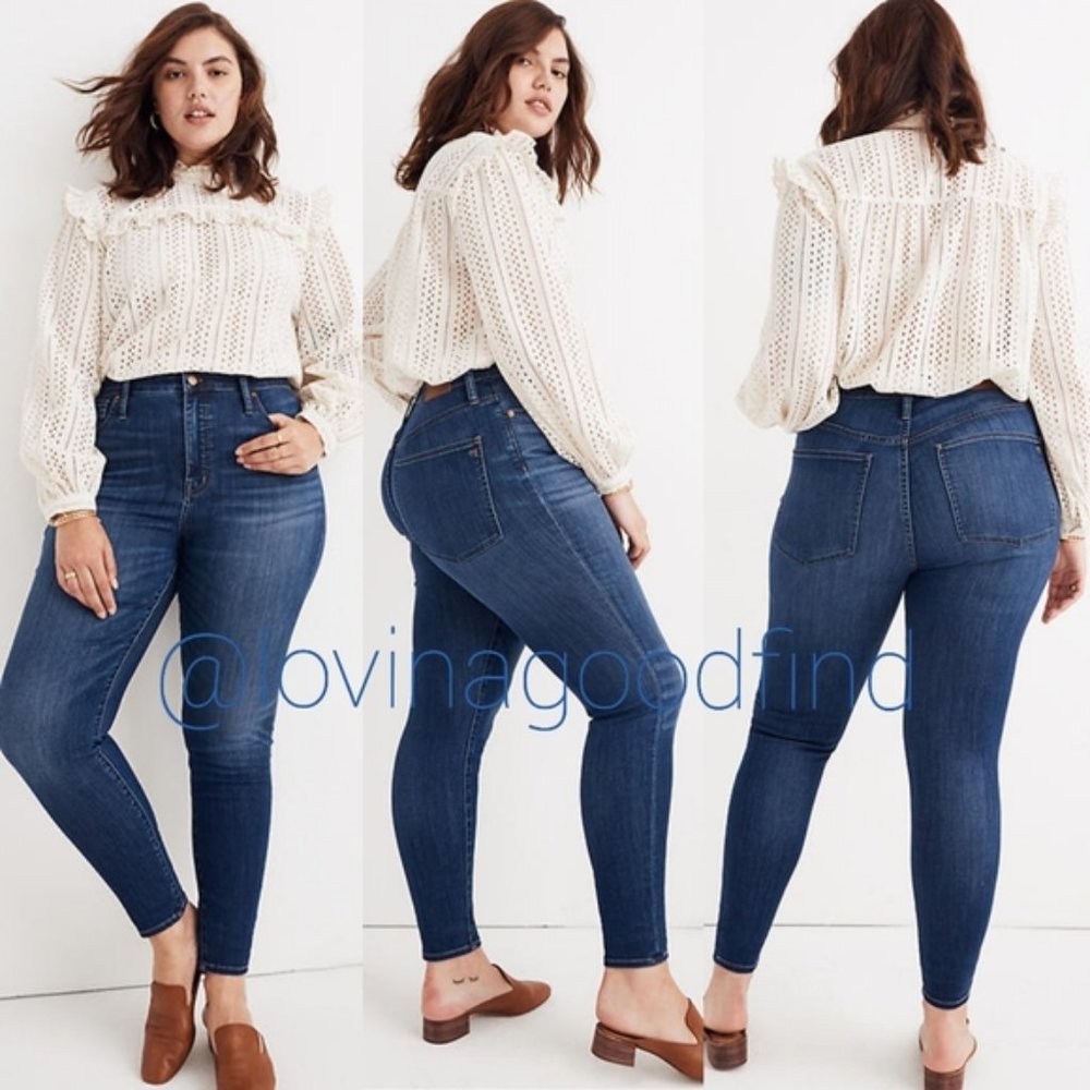 MADEWELL Curvy High-Rise Skinny Jeans NWT 36 Waist
